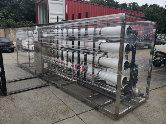 Saf Su Endüstriyel Ters Osmoz Su Filtresi 1m3/H-200m3/H 300 Kg Ağırlık
