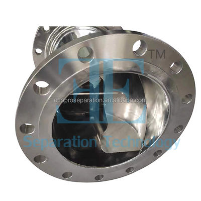 Boyutu 6000mm Spiral Statik Karıştırıcı Nozzle Hydraulic Force Shear ile dağıtıcı boru