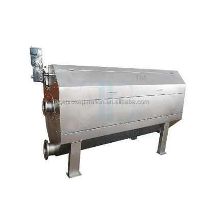 DN150 Giriş Flange Drum Filtre Ekranı SUS304 Rotary Drum Fine Screen