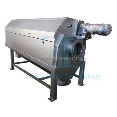 DN150 Giriş Flange Drum Filtre Ekranı SUS304 Rotary Drum Fine Screen