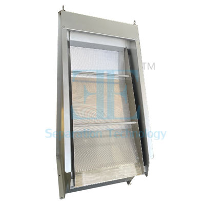 Atık suların önceden arıtılması 5L/H Statik Çakıl Tel Ekranı