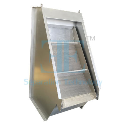 SUS304 SUS316 Wedge Wire Screen 0.2mm Mesh Static Screen Atık su