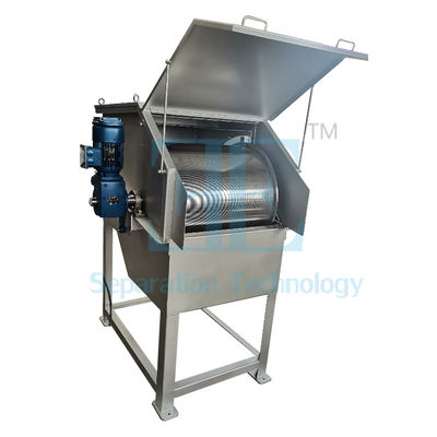 610*1600 SS Dış Fed'deki Atık Suyu Arıtmak İçin Döner Davul Ekranı