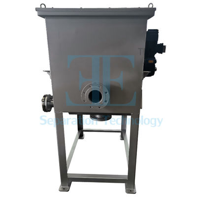 0.75kw SUS304 Döner Davul Tarama Makinesi DN350 Çıkış Flange Döner Davul Ekran Filtresi