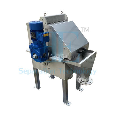 DN150*2 Atık su arıtma için döküm flange paslanmaz döner davul ekranı
