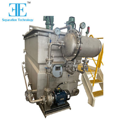 Kapalı Hücre Flotasyon Köpük Kapasitesi 1-500m3/h 5-40°C giriş sıcaklığında kirletici maddeleri verimli bir şekilde temizler