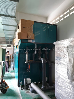 Enerji Tasarruflu 220V Endüstriyel Elektrokoagülasyon Atık Su Arıtma Sistemi 0.5m3/sa