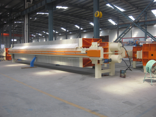 Çamur su çekme 220V-415V için 6m2 El Hidrolik Filtre Pressi