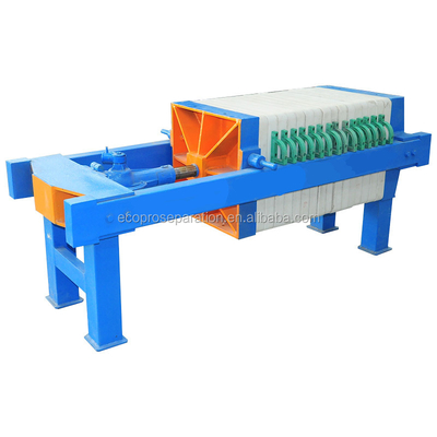 Atıksu Arıtımı için Manuel Plaka Çerçeveli Filtre Presi 4m2