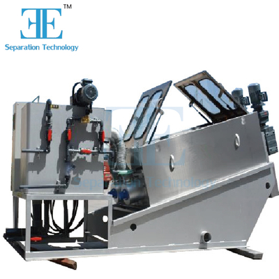 Vuruşlu baskı çamur su çekme makinesi 9.6-120m3/h Kapasite