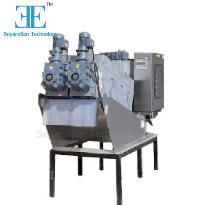 Vuruşlu baskı çamur su çekme makinesi 9.6-120m3/h Kapasite