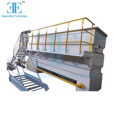 Ecopro DAF System Dissolved Air Flotation Wastewater Treatment Plant with 5 M3/H Capacity 3600*1700*1850 mm Dimension and 2490 Kgs Weight